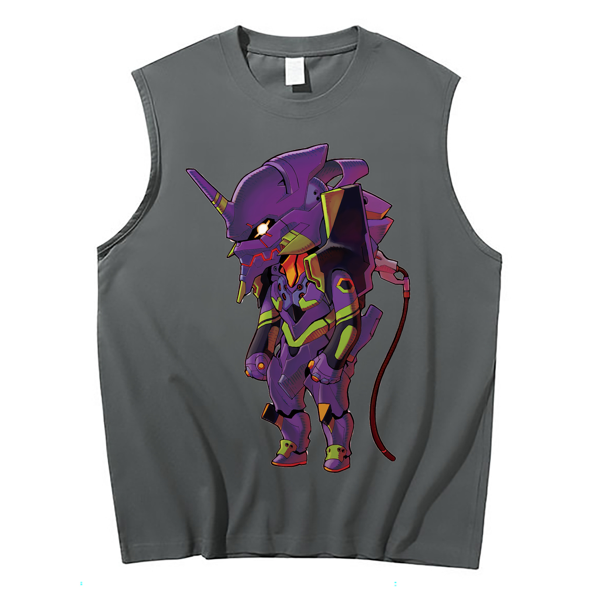 （画像用） EVA 新世紀エヴァンゲリオン コットン100％タンクトップ（フロントプリント）